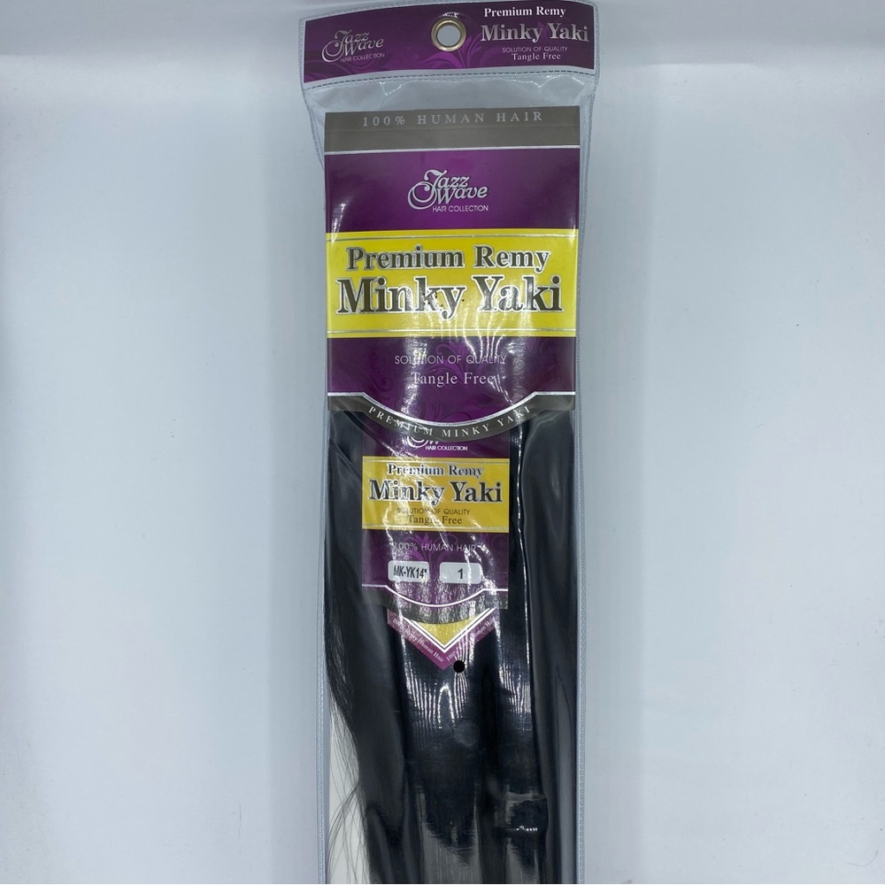 Jazz Wave- Premium Remy Minky Yaki 14” #1 | 100% Human Hair